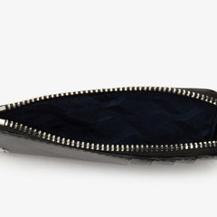 Mens Fitzgerald Leather Card Holder | Lacoste Black • 000