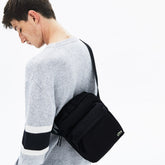 Mens Neocroc Vertical Zip Bag | Lacoste Black • 991