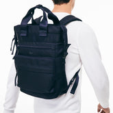 Mens Techni-City Lightweight Nylon Backpack Tote | Lacoste Peacoat • 021