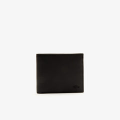 Mens Classic Bi-fold Petit Piqué Wallet | Lacoste Black • 000