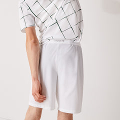 Mens SPORT Tennis Stretch Shorts | Lacoste White • 001