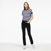 Womens Wo Slim Fit Stretch Cotton Denim Jeans | Lacoste Black • 031