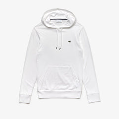 Mens Regular Fit Hooded Jersey T-shirt | Lacoste White • 001