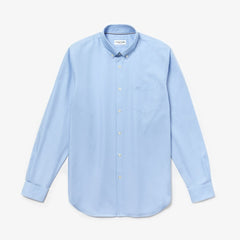 Mens Regular Fit Cotton Mini Piqué Shirt | Lacoste Light Blue • Nsv