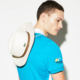 Mens Unisex SPORT Miami Open Woven Tennis Hat With Cord | Lacoste Beige • 8Lx