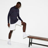 Mens SPORT Stretch Taffeta Technical Golf Bermuda Shorts | Lacoste White • 001