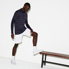 Mens SPORT Stretch Taffeta Technical Golf Bermuda Shorts | Lacoste White • 001