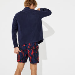 Mens SPORT Novak Djokovic Tech Fleece Jacket | Lacoste Navy Blue • 423