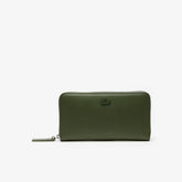 Womens Wo L.12.12 Leather 8 Card Zip Wallet | Lacoste Cypress • B94