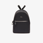 Womens Wo Daily Classic Coated Canvas Backpack | Lacoste Black • 000