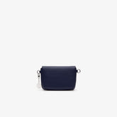 Womens Wo Daily Classic Coated Piqué Canvas Flap Shoulder Bag | Lacoste Peacoat • 021