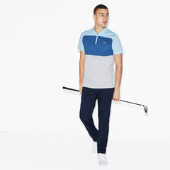 Mens SPORT Petit Piqué Golf Polo | Lacoste Light Blue / Blue / Light Grey • 6J1