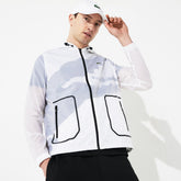 Mens SPORT Water-Resistant Windbreaker | Lacoste White / Black • Au8