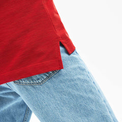 Mens Regular Fit Piqué Polo Shirt | Lacoste Red / Red / Bordeaux • 7Cy