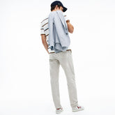 Mens Lightweight Stretch Cotton Pants | Lacoste Light Grey • 03R