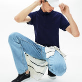 Mens Riviera L.12.12 Ultra Light Cotton Polo | Lacoste Navy Blue • 166