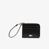 Womens Wo Chantaco Wristlet Card Holder | Lacoste Black • 000