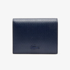 Womens Wo Chantaco Nœud Small Piqué Leather Snap Coin Pouch | Lacoste Peacoat Tawny Port Marshm • C75