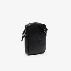 Mens L.12.12 Leather Camera Bag | Lacoste Black • 000