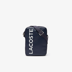 Mens L.12.12 Signature Leather Vertical Bag | Lacoste Dark Sapphire • B88
