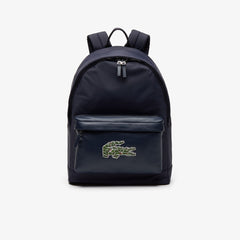 Mens L.12.12 Croco Magic Leather and Canvas Backpack | Lacoste Peacoat • 021