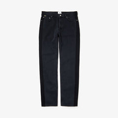 Mens LIVE Straight Cut 5-Pocket Cotton Jeans | Lacoste Black • C31