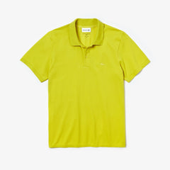 Mens Motion Slim Fit Breathable Seamless Polo | Lacoste Yellow • J5D