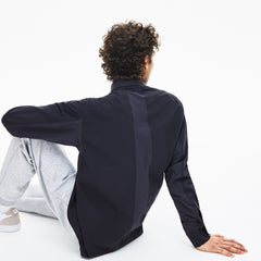 Mens Motion Ergonomic Paneled Stretch Cotton Shirt | Lacoste Dark Grey • 2Z8