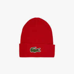 Mens Wool Blend Knit Cap | Lacoste Red • 240