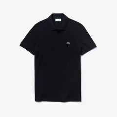 Mens Short Sleeve Side Stripe Pique Polo | Lacoste Black • 031