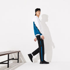 Mens SPORT Logo Two-Tone Jacket | Lacoste White / Blue / Black / White • 1Hx