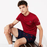 Mens SPORT Novak Djokovic Tech Jersey Polo | Lacoste Red / Bordeaux • 1Y3