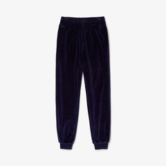 Womens Wo Tapered Velour Terry Sweatpants | Lacoste Navy Blue • 166