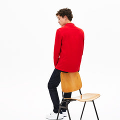 Mens Regular Fit Croco Magic Long Sleeve Polo | Lacoste Red • 240