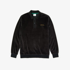 Mens LIVE Classic Fit Velvet Polo Shirt | Lacoste Black • 031