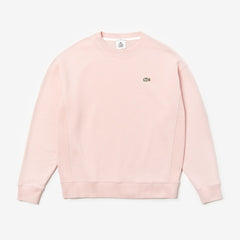 Mens Unisex LIVE Cotton Fleece Sweatshirt | Lacoste Light Pink • 2Cz