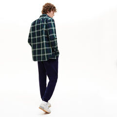 Mens Elasticized Waistband Piqué Fleece Sweatpants | Lacoste Navy Blue • 166