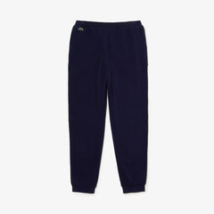 Mens Elasticized Waistband Piqué Fleece Sweatpants | Lacoste Navy Blue • 166