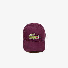 Mens Big Croc Gabardine Cap | Lacoste Bordeaux • Fy5