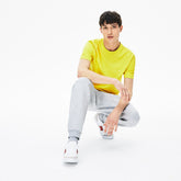 Mens Motion Breathable Seamless T-shirt | Lacoste Yellow • J5D