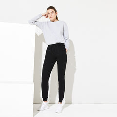 Womens Wo SPORT Fleece Track Pants | Lacoste Black • 031