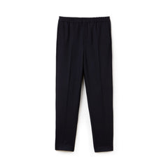 Mens Motion Pleated Stretch Wool Twill Chino Pants | Lacoste Navy Blue • Mxq