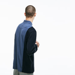 Mens LIVE Regular Fit Colorblock Piqué Polo | Lacoste Blue • Da0