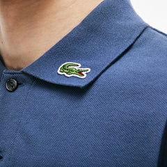 Mens LIVE Regular Fit Colorblock Piqué Polo | Lacoste Blue • Da0