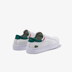 Womens Wo La Piquée Textile Sneakers | Lacoste Wht/Green • 082