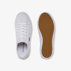 Womens Wo Sideline Textile Sneakers | Lacoste Wht/Off Wht • 65T