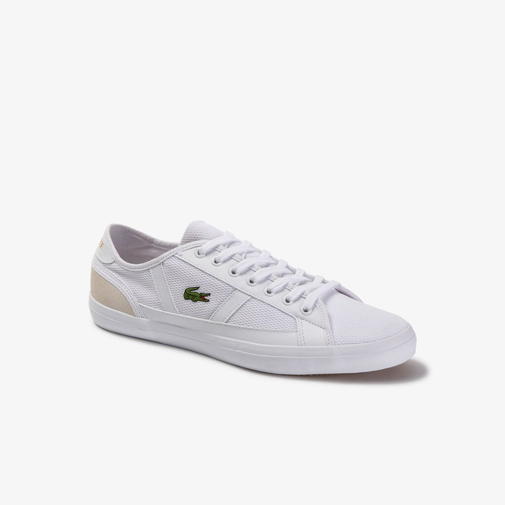Mens Sideline Textile Sneakers | Lacoste Wht/Off Wht • 65T