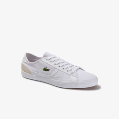 Mens Sideline Textile Sneakers | Lacoste Wht/Off Wht • 65T