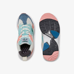 Womens Wo Storm 96 Textile and Suede Sneakers | Lacoste Off Wht/Blu • 2Q9