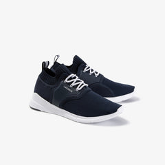 Mens LT Sense Textile and Mesh Sneakers | Lacoste Nvy/Wht • 092
